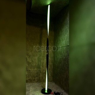 چراغ خواب آباژور مدرن کرنر لایت مدل مار پیچ هوشمند نور سه حالته ریموت دار کد508 برند Roar - تصویر 1