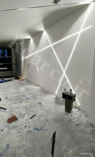 چراغ خطی لاینر توکار 12 وات عرض2.6 سانتی متر